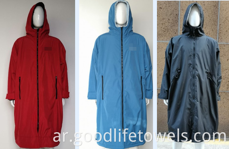 Changing Waterproof Windbreaker Jackets Robes With Hood